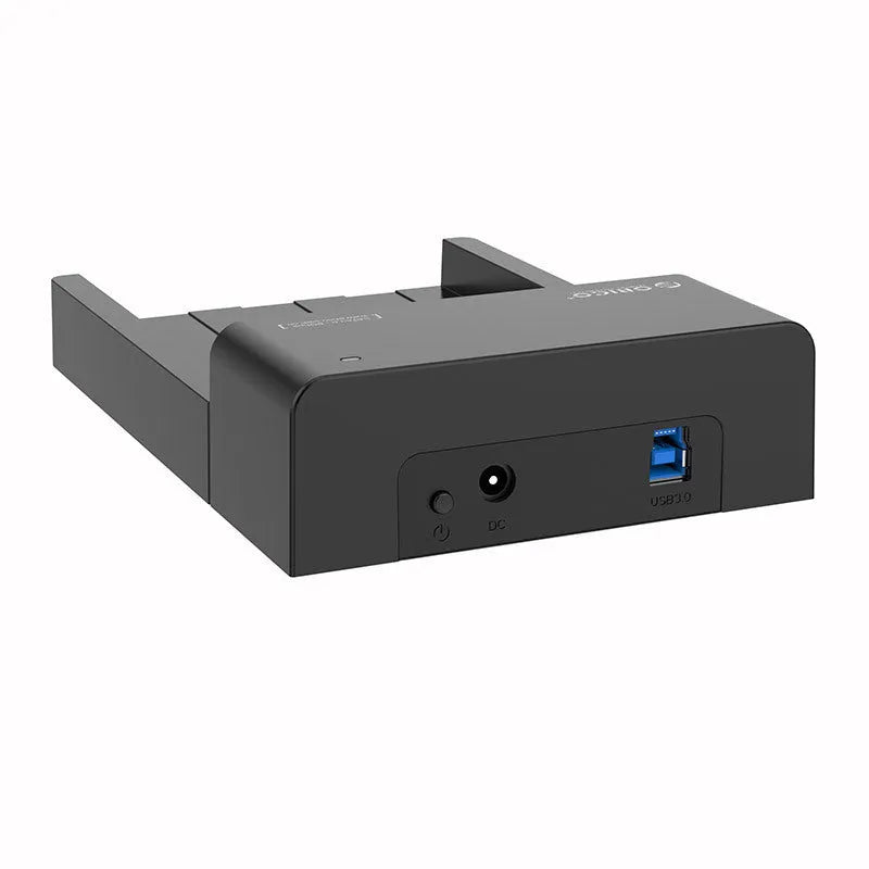 Black universal hard disk box for 2.5 and 3.5 inch SATA drives with data cable