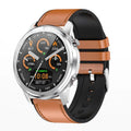 LEMFO LF26 smart bracelet watch on wrist showing 1.3-inch display in a silver colour variant.