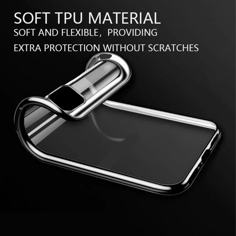 Transparent soft TPU shockproof phone case for iPhone 11, 11 Pro Max, X, XS, XR, 7, 8, 6, 6s Plus