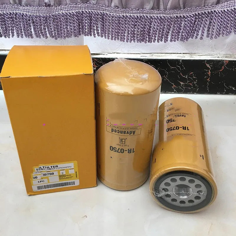 1R-0750 diesel fuel filter element with filter paper construction for oil impurity removal