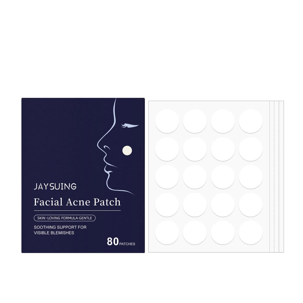 Pack of 80 hydrocolloid acne patches for spot treatment and pimple care