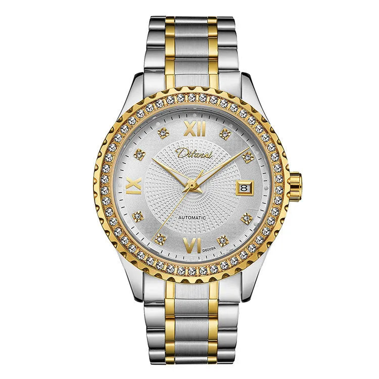 Fashionmonger automatic mechanical watch with waterproof and luminous features in business style