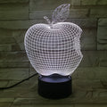 3D acrylic fruit-shaped LED night light with touch control and seven colour options.