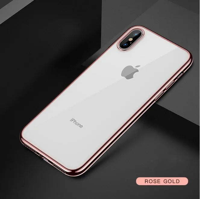 Transparent soft TPU shockproof phone case for iPhone 11, 11 Pro Max, X, XS, XR, 7, 8, 6, 6s Plus