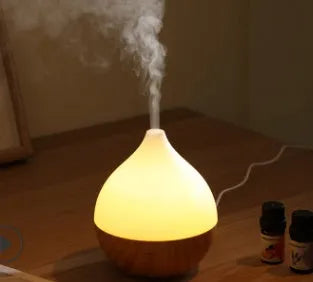 Asakusa wood grain vase-shaped USB aroma diffuser on a surface