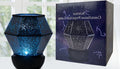 Children's rotating stars LED night light projecting coloured stars on a wall.