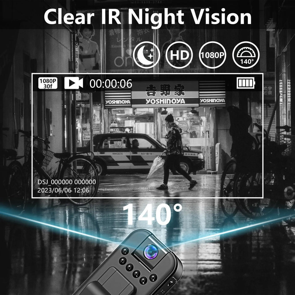 L7 HD infrared night vision wifi video recorder for home conference and outdoor use
