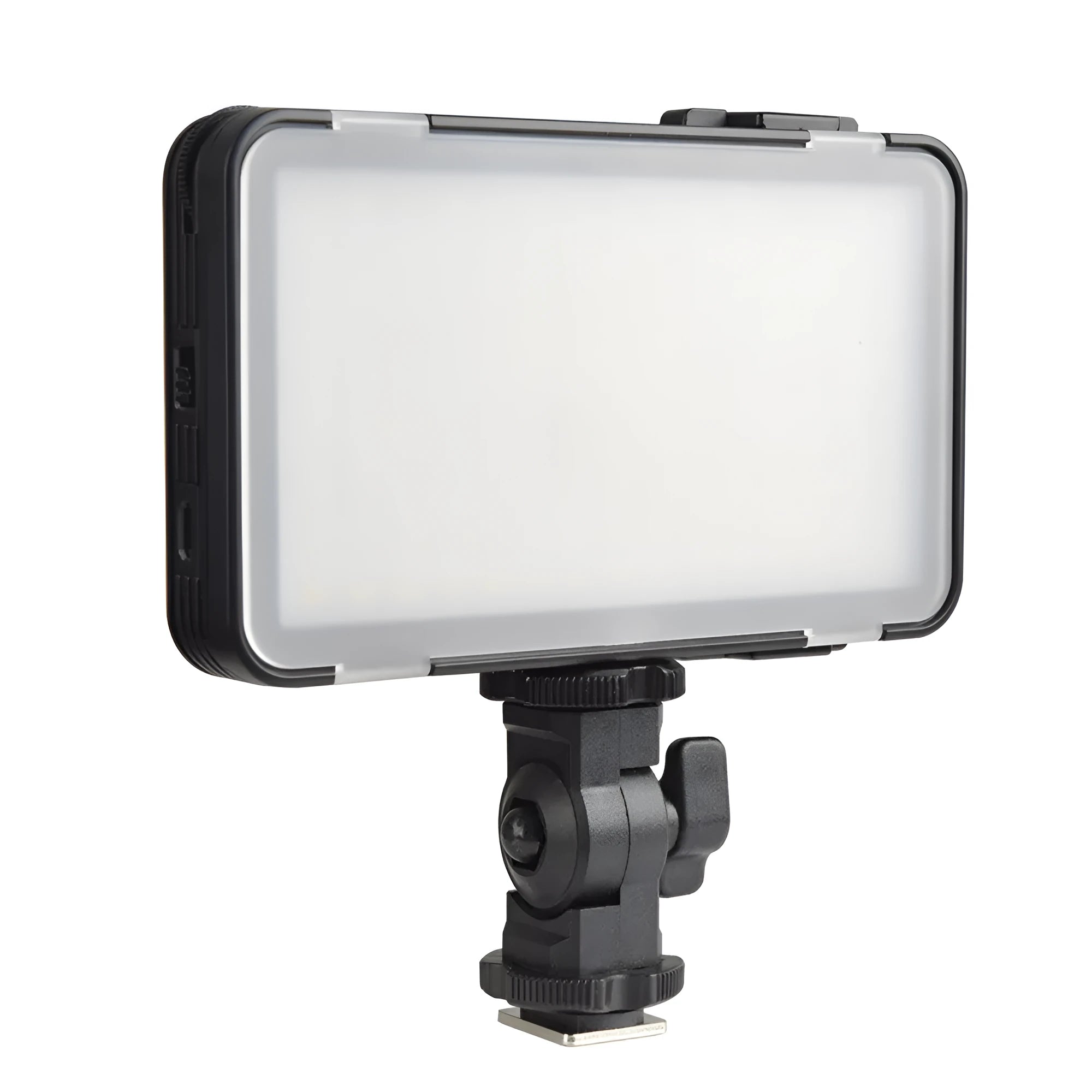 Shenniu M150 ultra-thin silver LED video light for mobile phone and camera mounting