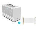 Hummingbird PRO Mini ITX desktop computer case in titanium gray and white colour options