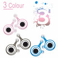 Clear plastic joystick pair for mobile phone touch screen gaming