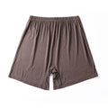 Men's solid colour high-waisted modal boxer shorts on a white background.