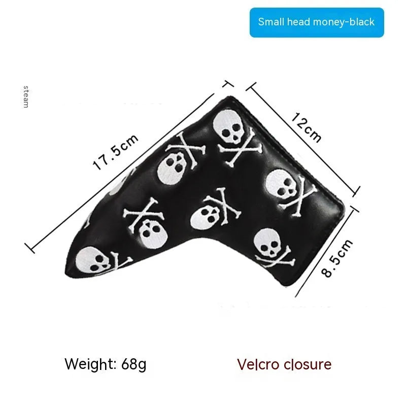 Golf straight bar putter sleeve in various novelty designs with PU waterproof exterior