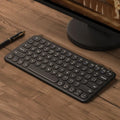 Mute ultra-thin wireless keyboard and mouse set in white, black, or pink keypad colours