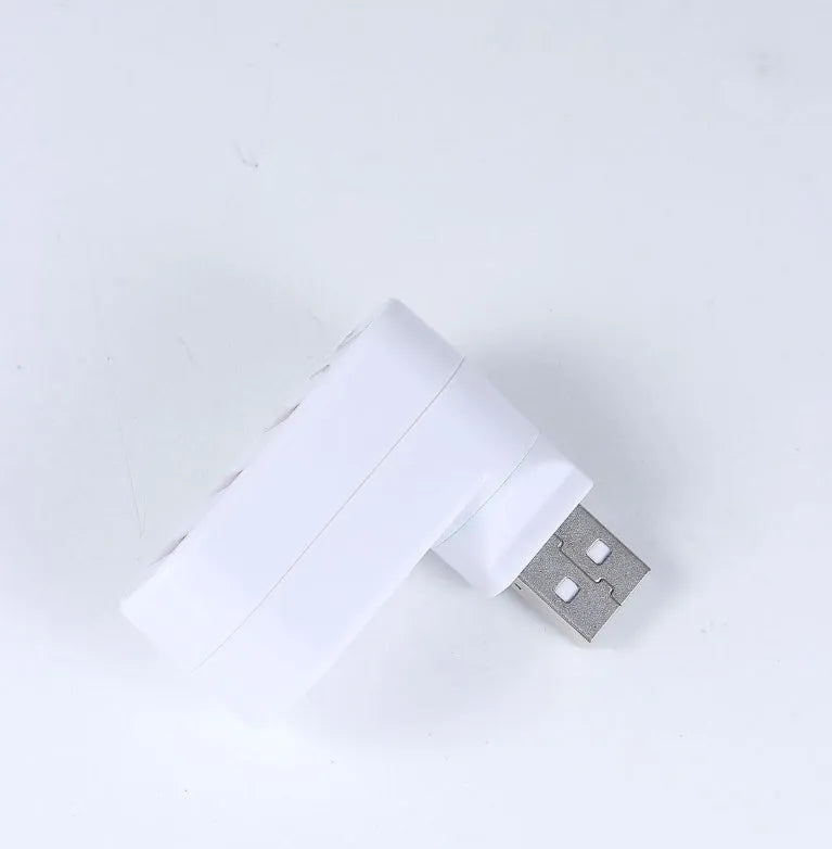 USB 2.0 hub splitter with multiple ports in black and white colour options