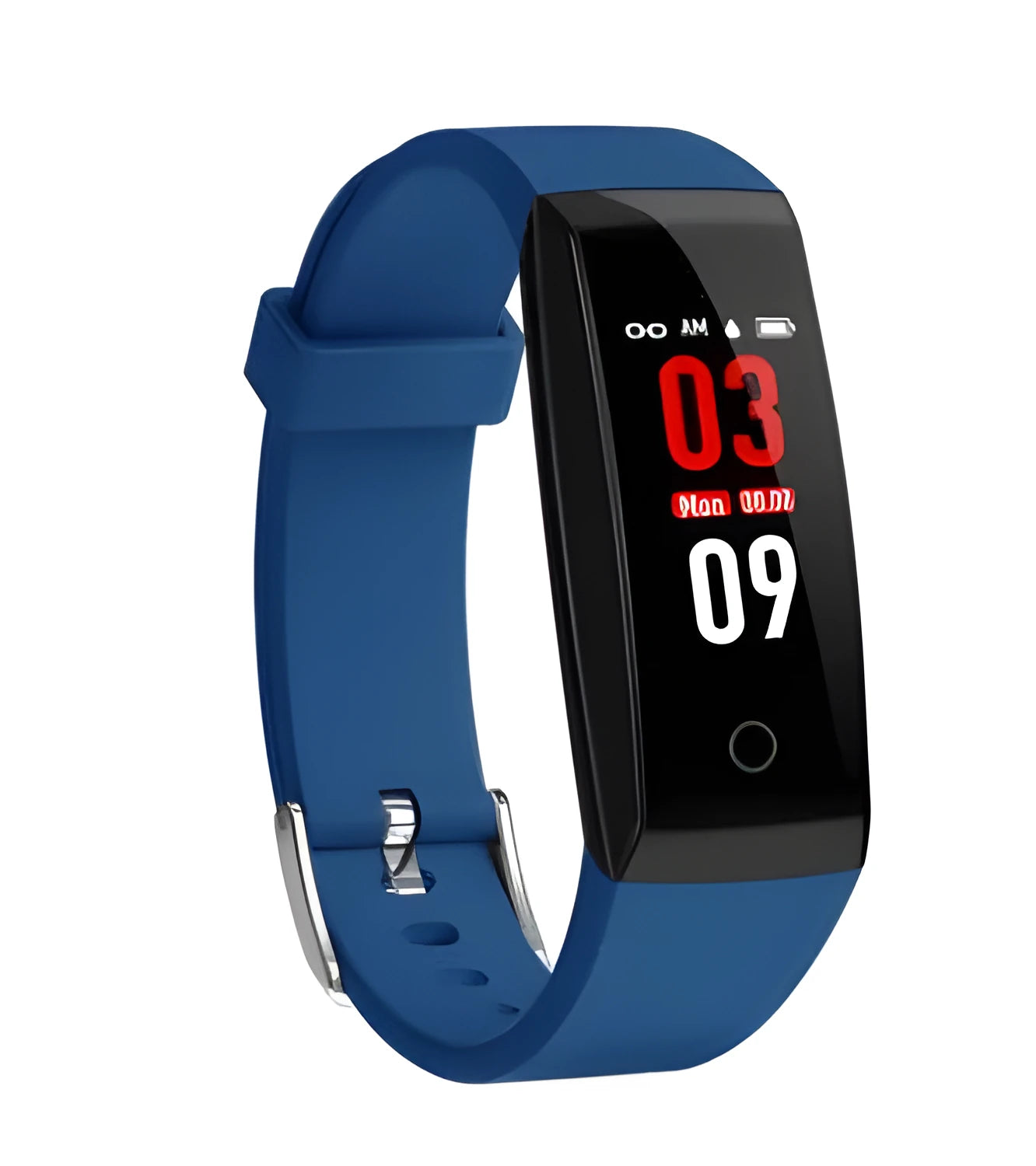 Colour screen smart bracelet with OLED display showing notifications