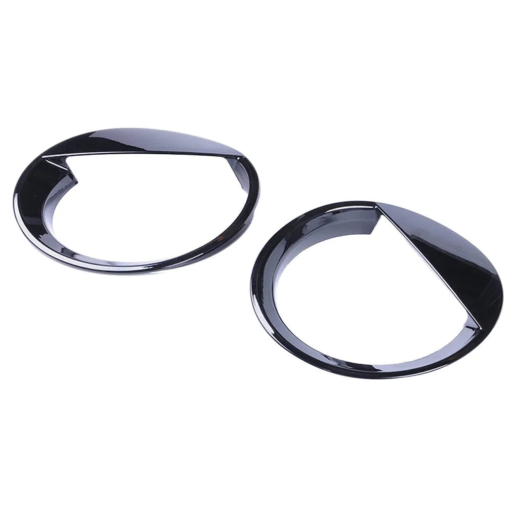 Bright black ABS plastic headlight hood for Jeep Compass Patriot front headlamp assembly
