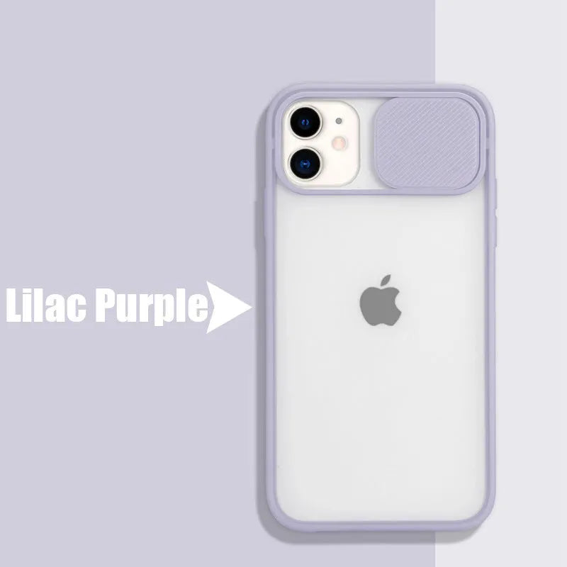 Frosted frame silicone iPhone case in various colours showing compatible models including iPhone 11 Pro and iPhone 12 Mini