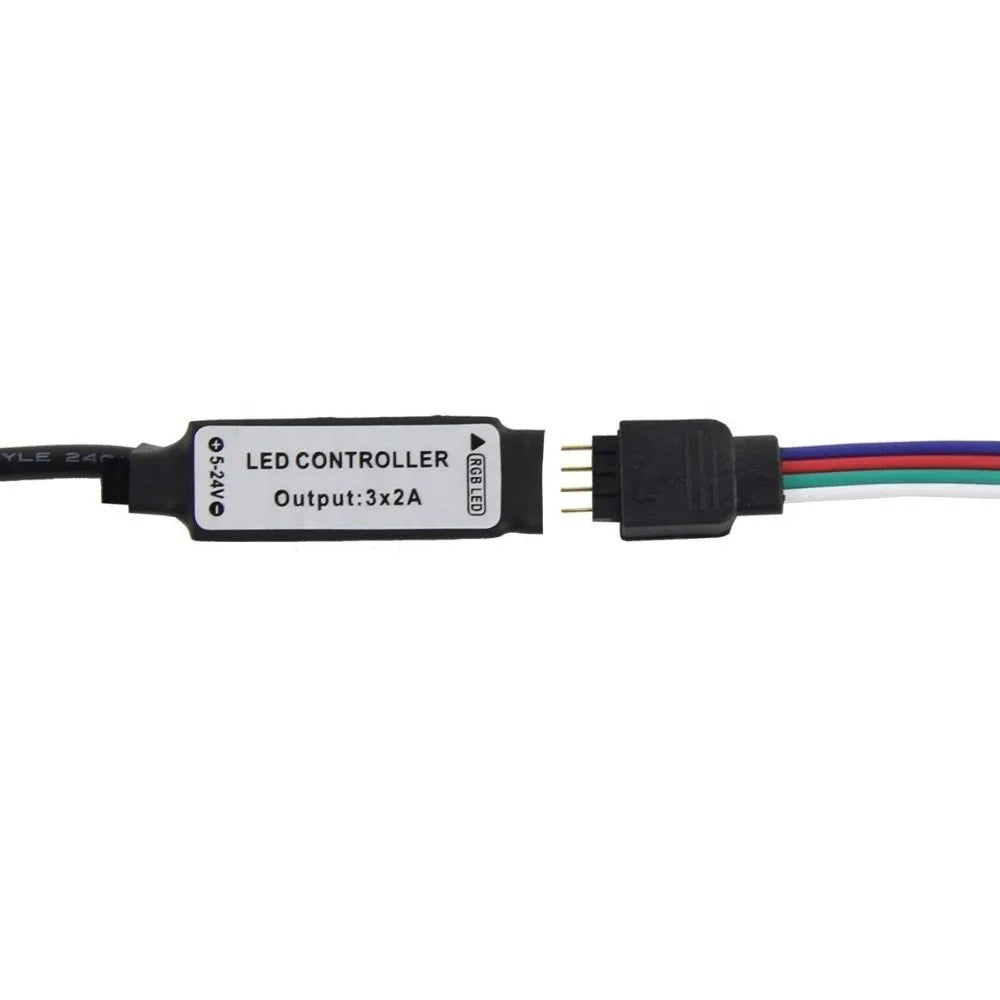 A 1-metre long white USB LED light strip with SMD5050 LEDs and a 50cm USB power cable.
