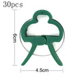 Green plastic plant fixing clips for tomato cucumber and pea vines