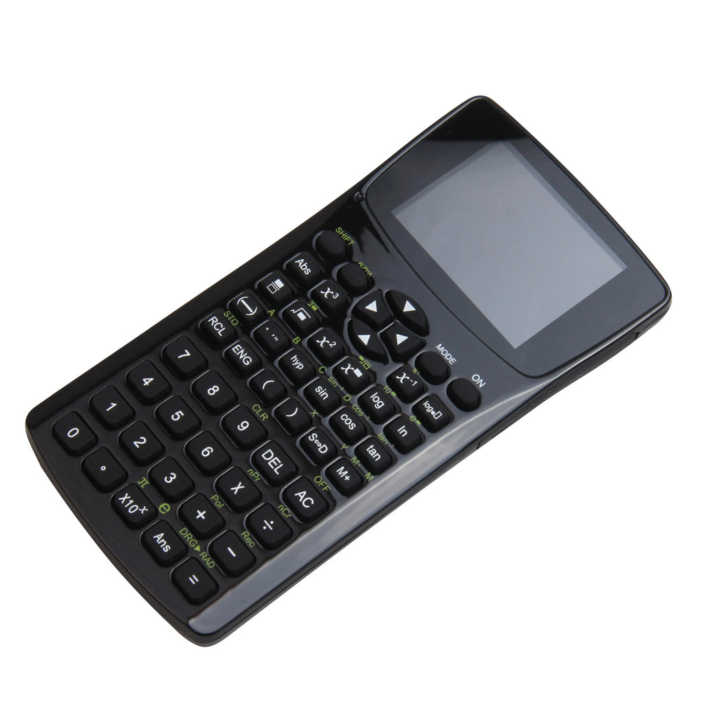 Black multifunctional e-book reader with 2.8cm screen and adjustable strap showing language selection interface