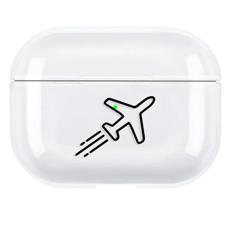 PC hard protective shell case for Apple AirPods Pro 3 earphones in a solid colour