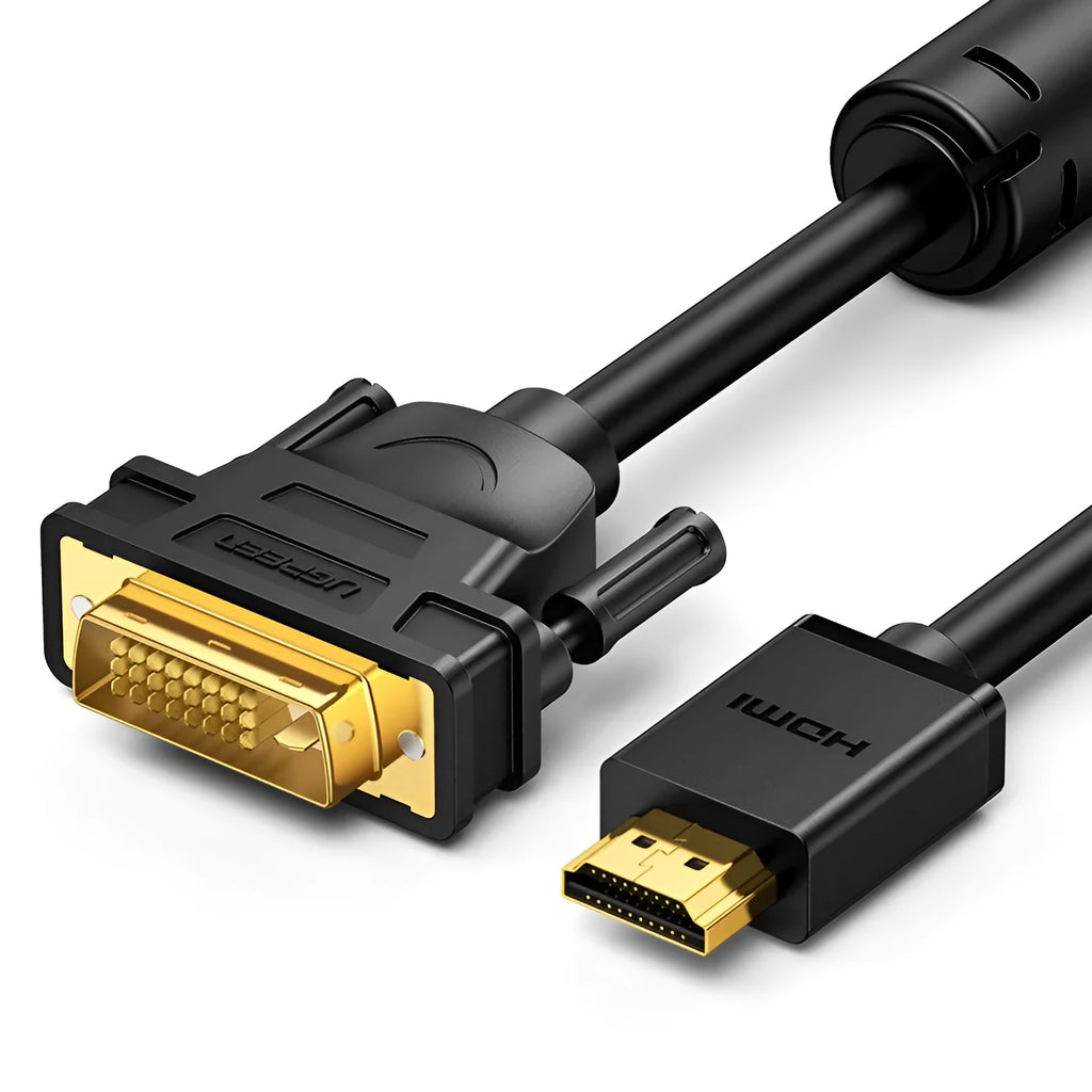 HDMI to HDMI adapter cable with rotatable connectors for laptop to display connection