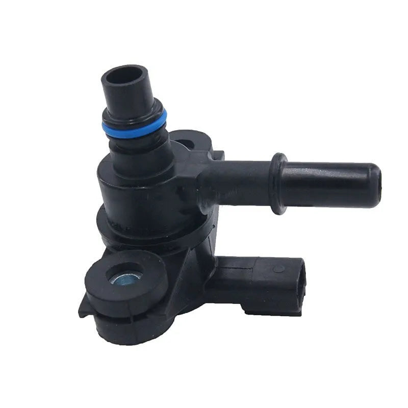 Black ABS plastic turbocharger boost control solenoid valve for Ford cars, part number AU5A-9G866-AB.