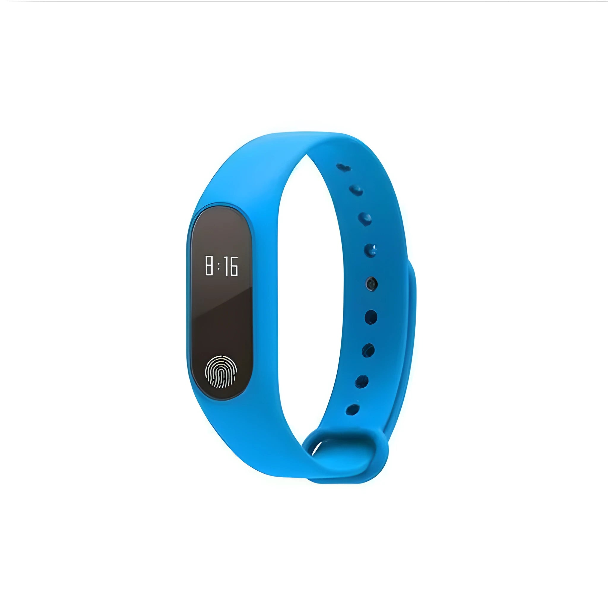 Motion intelligent hand ring for heart rate and step tracking, shown in multiple colours.