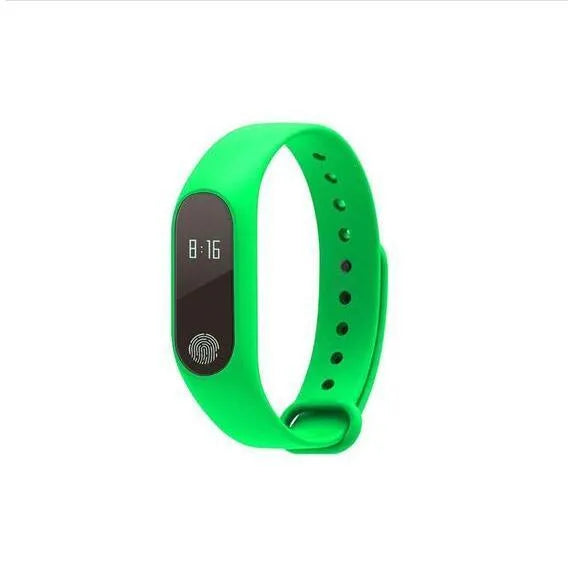 Motion intelligent hand ring for heart rate and step tracking, shown in multiple colours.
