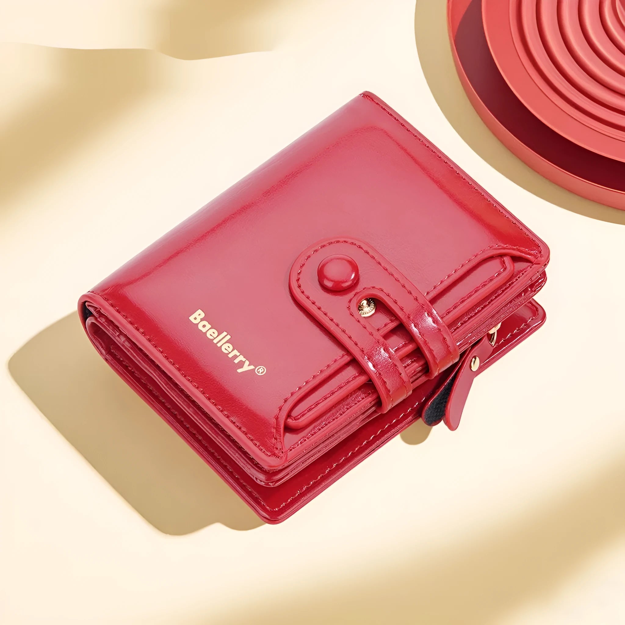Women's PU leather card holder wallet available in multiple colours with polyester lining