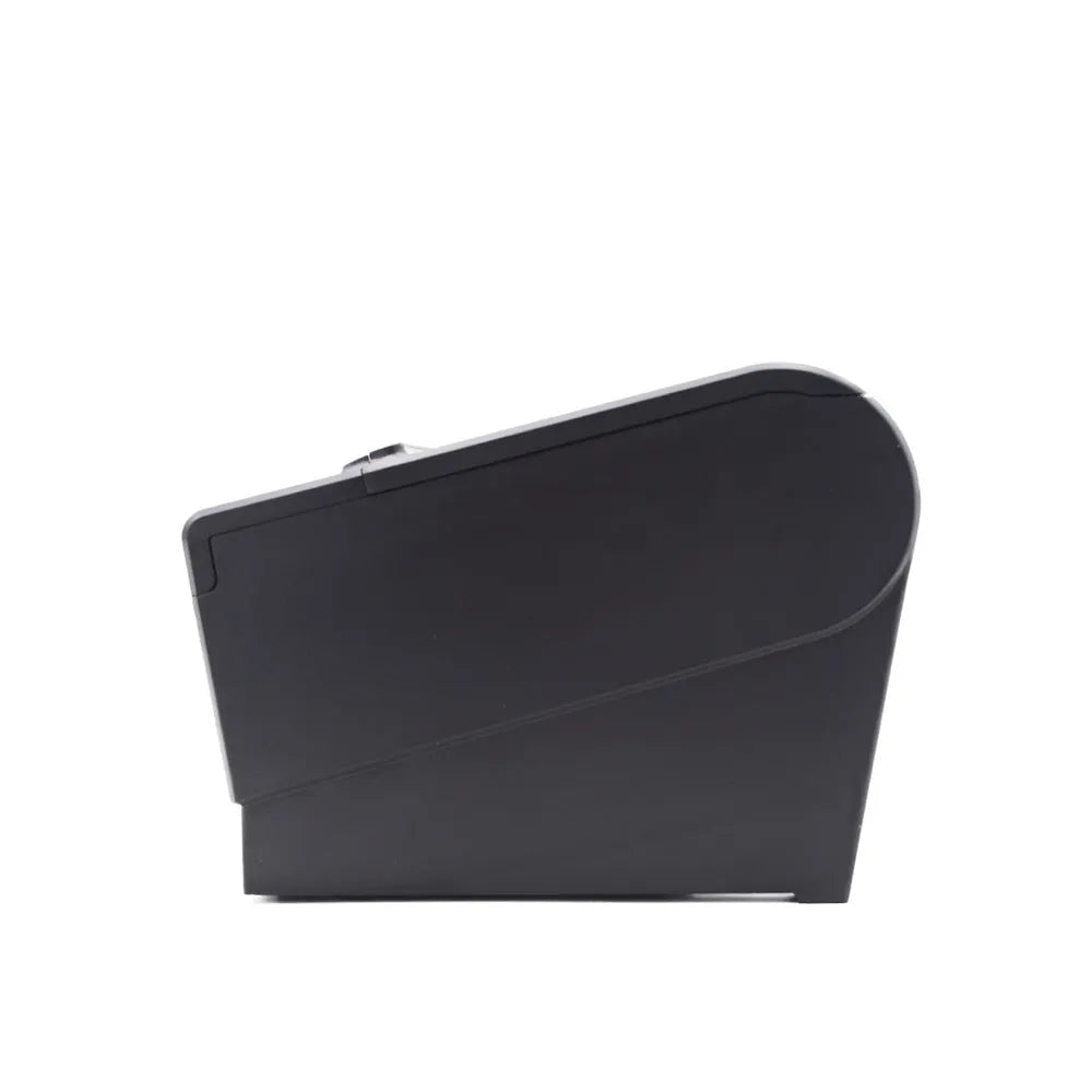 Minimally designed 80mm kitchen receipt thermal printer with Ethernet interface, size 215x205x160mm