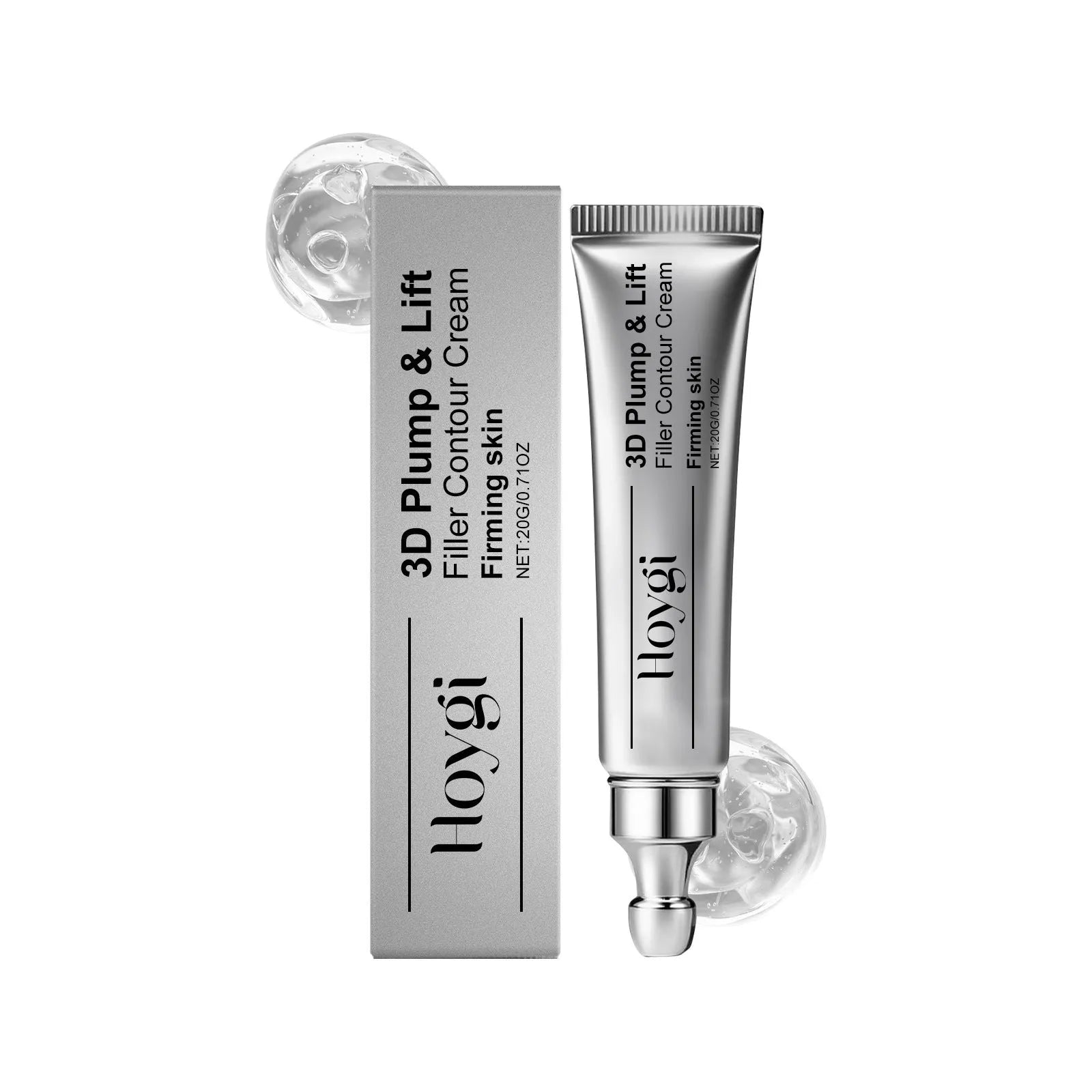 20g tube of moisturising eye cream with ceramide EOS, measuring 3cm diameter