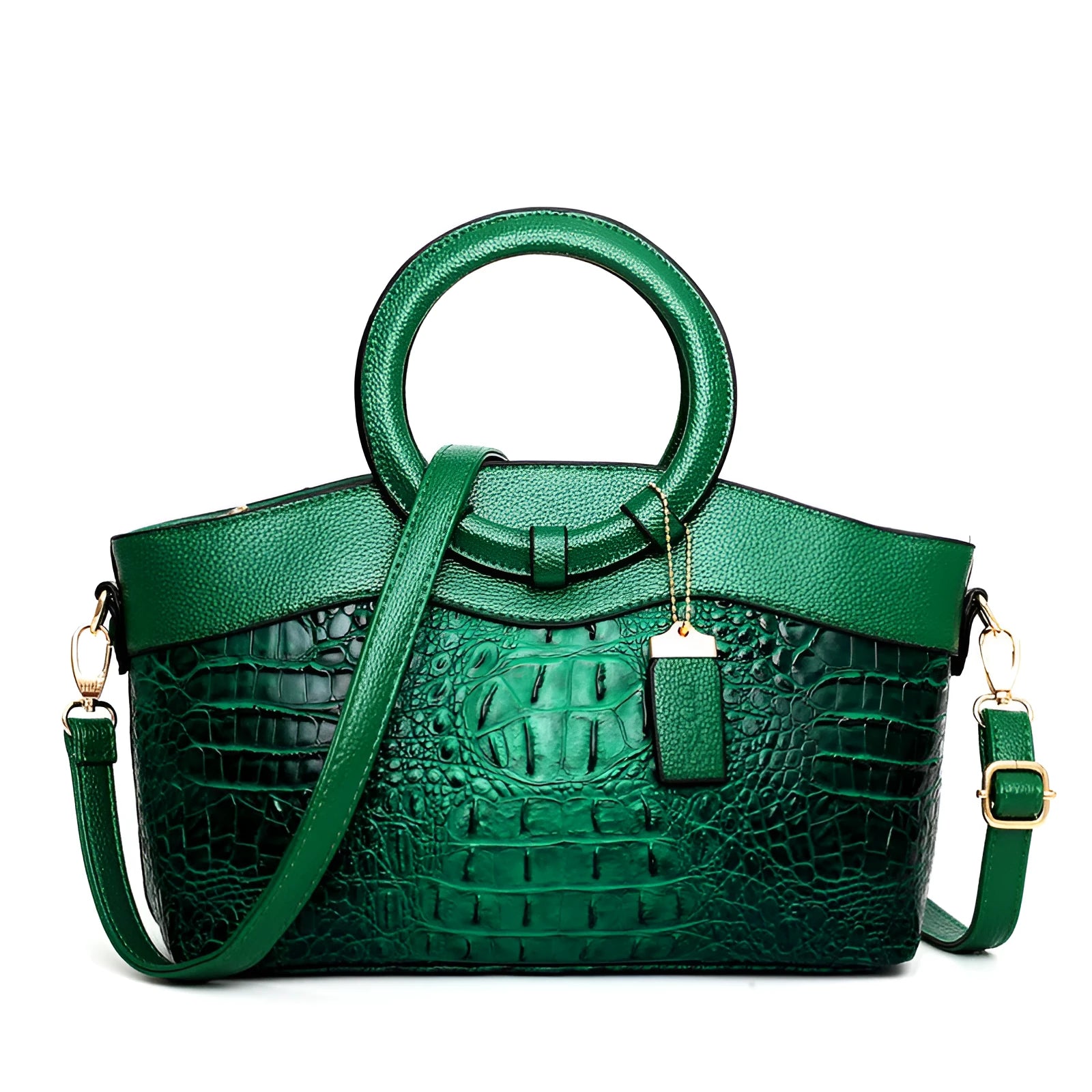 Fabric ladies handbag in multiple colours showing zipper compartment and internal organisation pockets