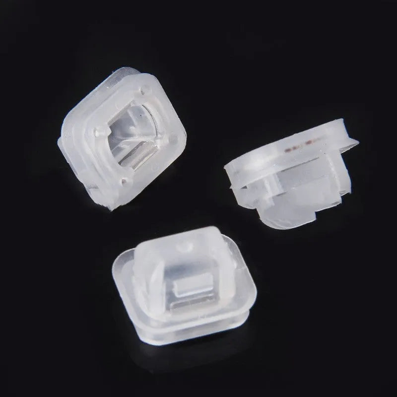 Transparent plastic interior fastener clips for BMW E39 and E38 vehicles