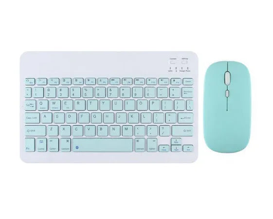 Compact Bluetooth keyboard for tablet with 78 keys in elegant white colour option