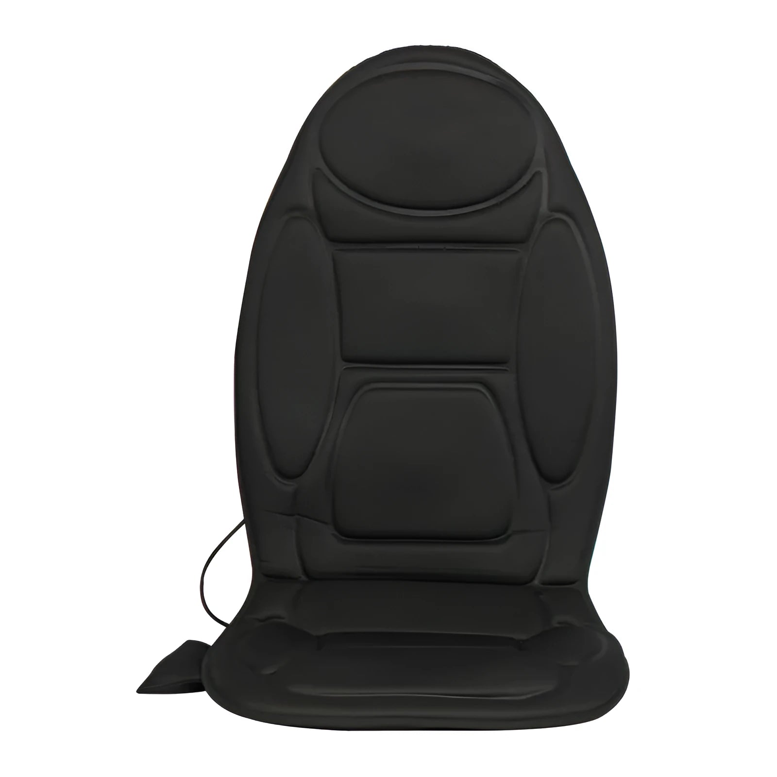 Cotton car massage cushion in black and deep grey for car seat office chair home use