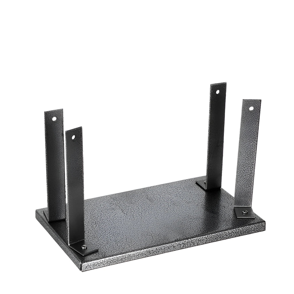 Black iron electric planer flip chip bracket for bench conversion, 285mm length
