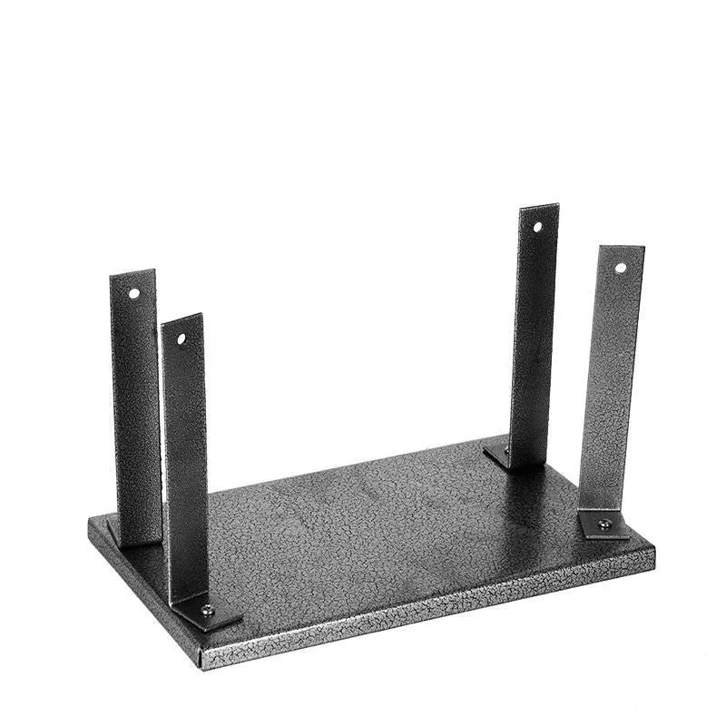Black iron electric planer flip chip bracket for bench conversion, 285mm length