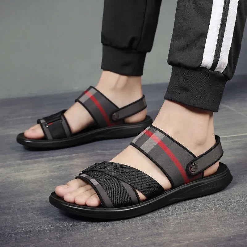 Youth leisure sports sandals with Lycra upper in EU sizes 38-44 with international conversion sizing