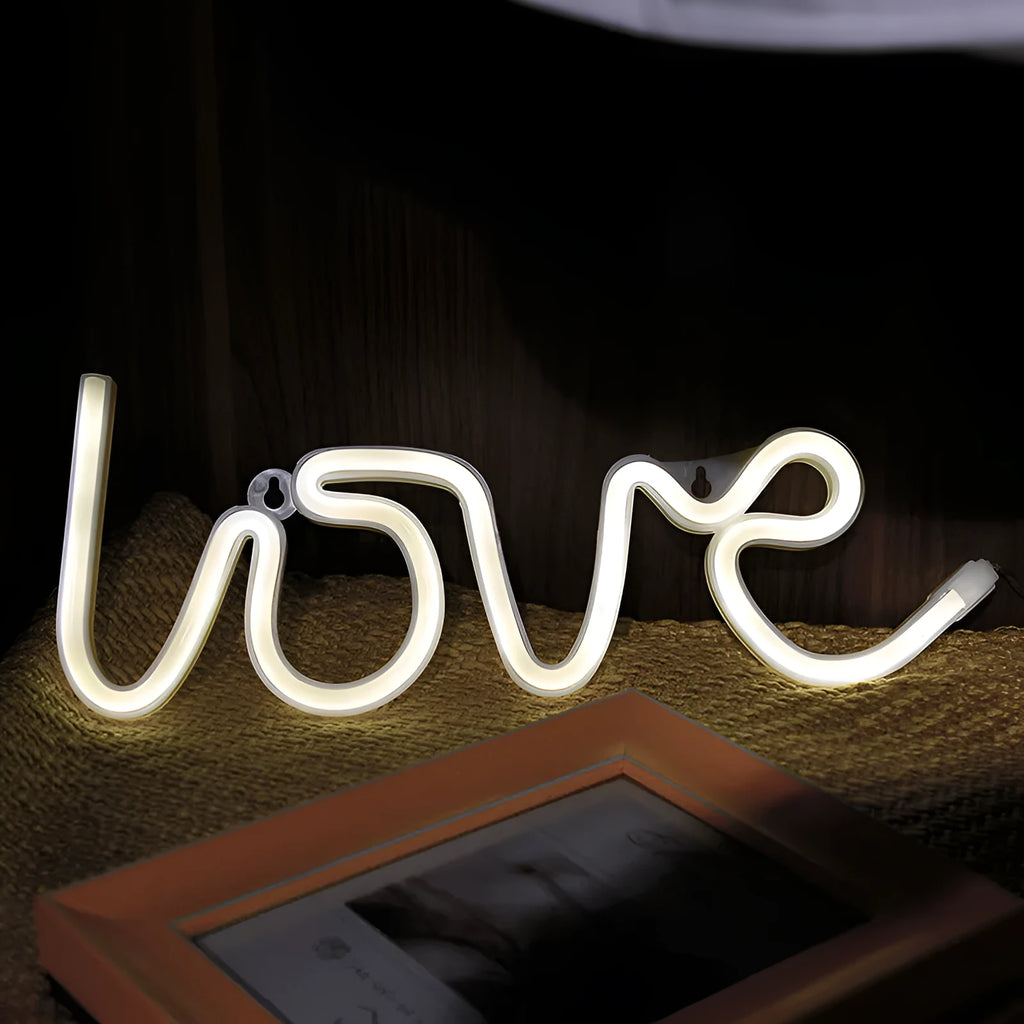 LED neon sign light Model 003 with silicone shell in pink or warm white colour options