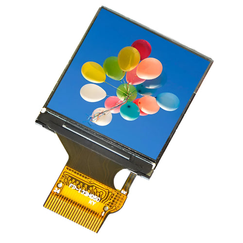 1.3 inch 240x240 IPS LCD display module with 18-pin connector for electronics projects