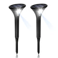 Solar induction ground plug light for outdoor lawn and garden lighting with IP65 waterproof rating