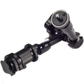 Black all-metal MENGS 7-inch magic friction arm for DSLR cameras with ball heads and controller.