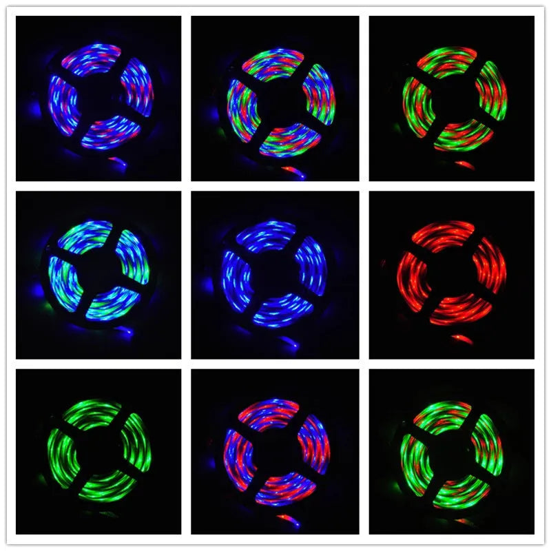 USB LED strip light with SMD2835 LEDs for TV background lighting, 60 beads per metre, USB powered