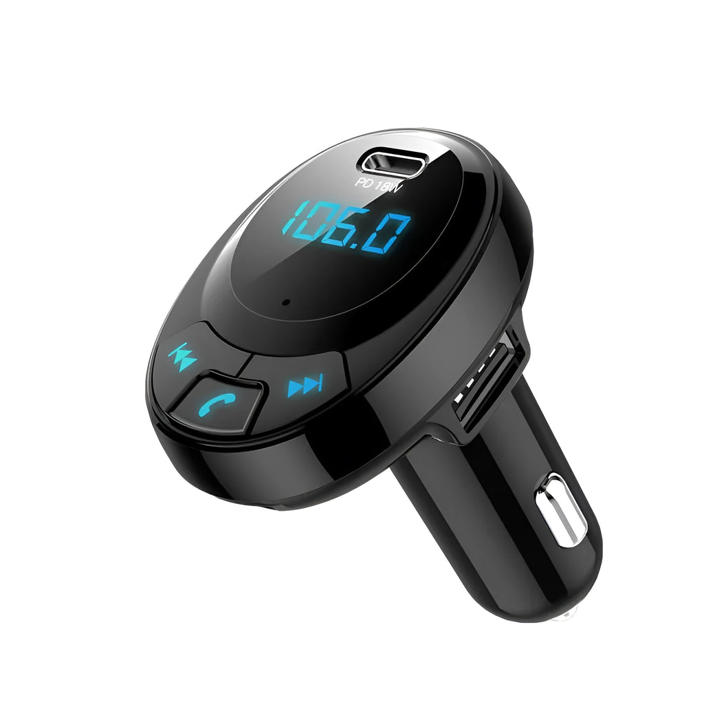 Car MP3 player with Bluetooth and dual USB ports for mobile phone charging