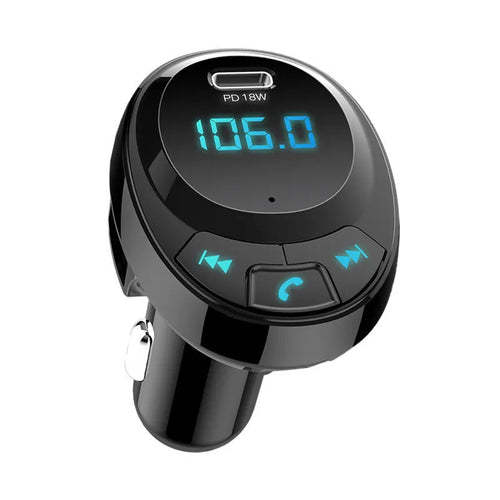 Car MP3 player with Bluetooth and dual USB ports for mobile phone charging