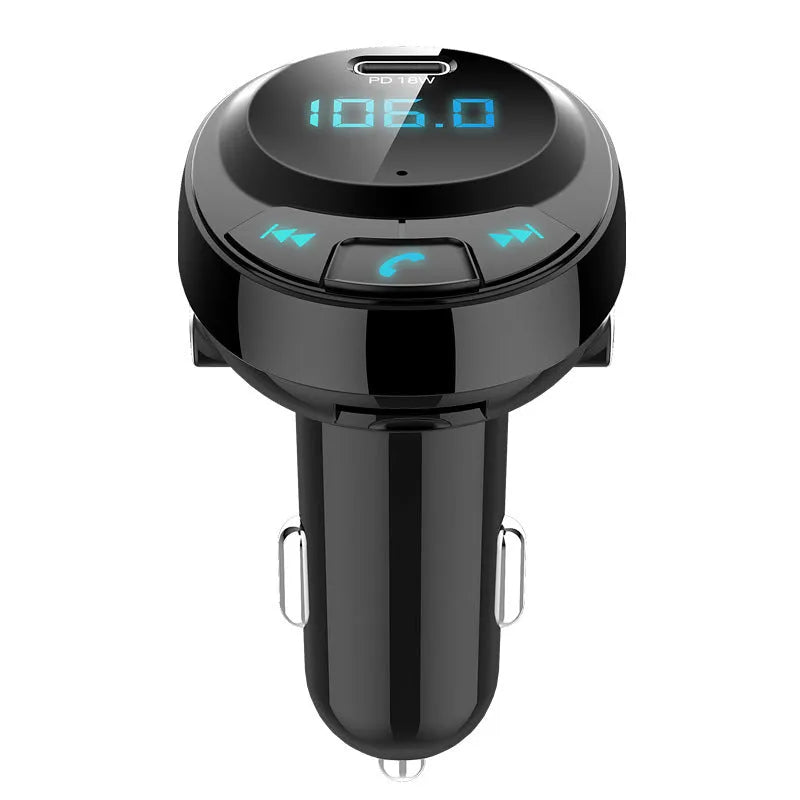 Car MP3 player with Bluetooth and dual USB ports for mobile phone charging