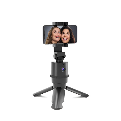 360 intelligent tracking pan tilt camera bracket with AI face recognition for mobile phones