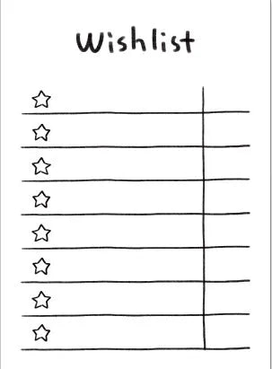 Compact student memo pad showing eight organisational style options including weekly plan and to-do list formats