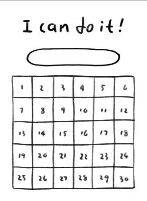Compact student memo pad showing eight organisational style options including weekly plan and to-do list formats